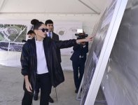 First VP Mehriban Aliyeva reviews Ganja Memorial Complex project (PHOTO)