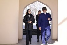 First VP Mehriban Aliyeva visits Shah Abbas and Huseyniyye mosques in Ganja (PHOTO)