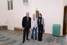 First VP Mehriban Aliyeva visits Shah Abbas and Huseyniyye mosques in Ganja (PHOTO)