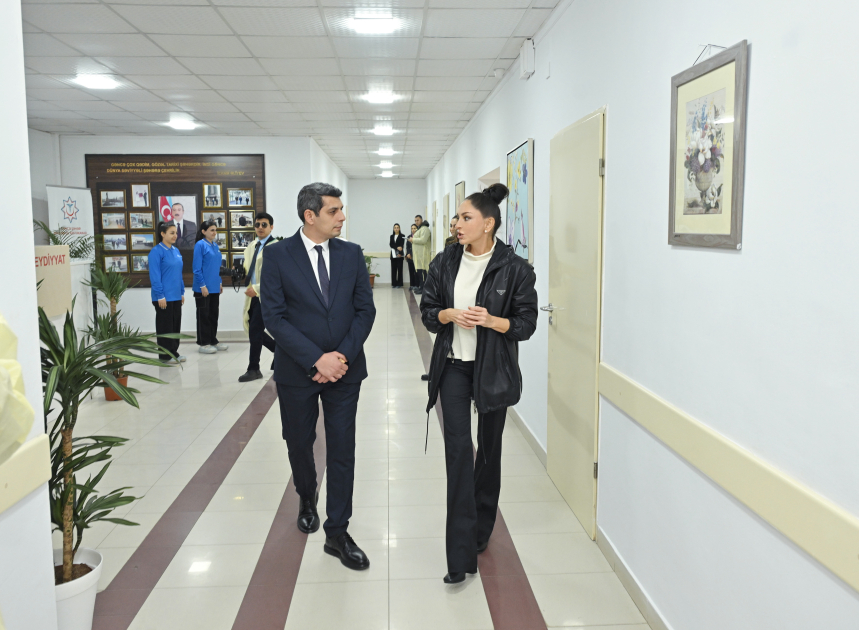 First VP Mehriban Aliyeva visits Perinatal Center of Ganja City United Hospital (PHOTO)