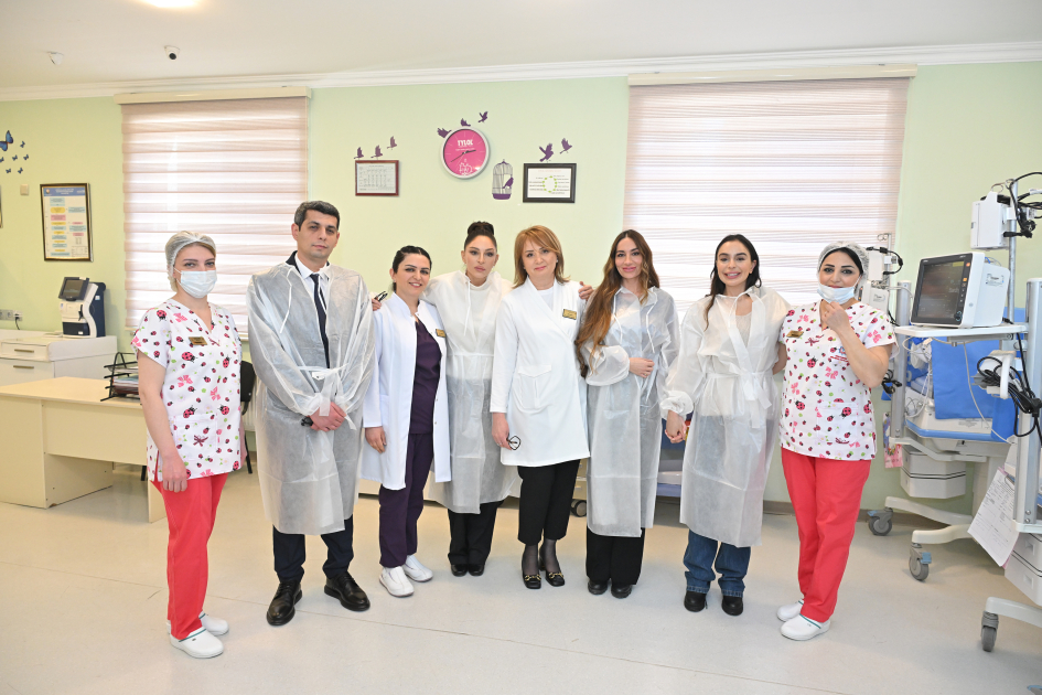 First VP Mehriban Aliyeva visits Perinatal Center of Ganja City United Hospital (PHOTO)