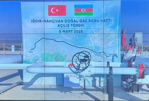 Iğdır-Nakhchivan gas pipeline marks new stage in regional energy security