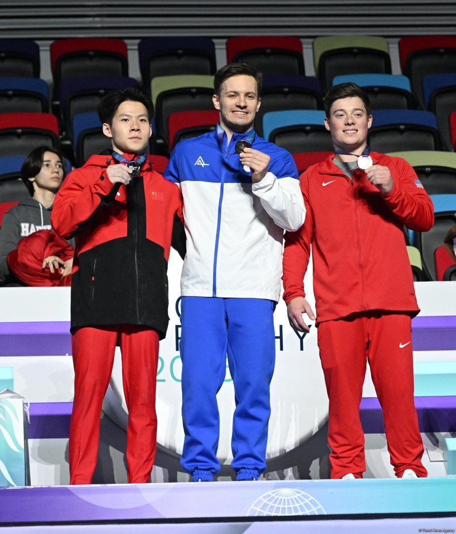 Azerbaijani gymnast wins gold medal at World Cup (PHOTO)