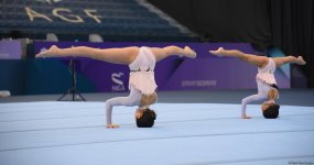 Baku championship and 30th National Acrobatic Gymnastics competition kick off (PHOTO)