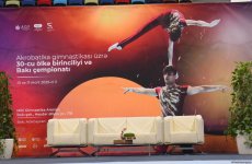 Baku championship and 30th National Acrobatic Gymnastics competition kick off (PHOTO)