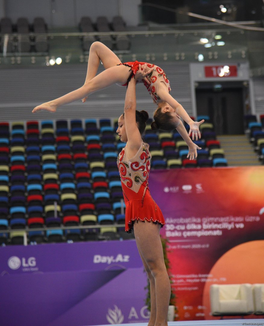 Baku championship and 30th National Acrobatic Gymnastics competition kick off (PHOTO)