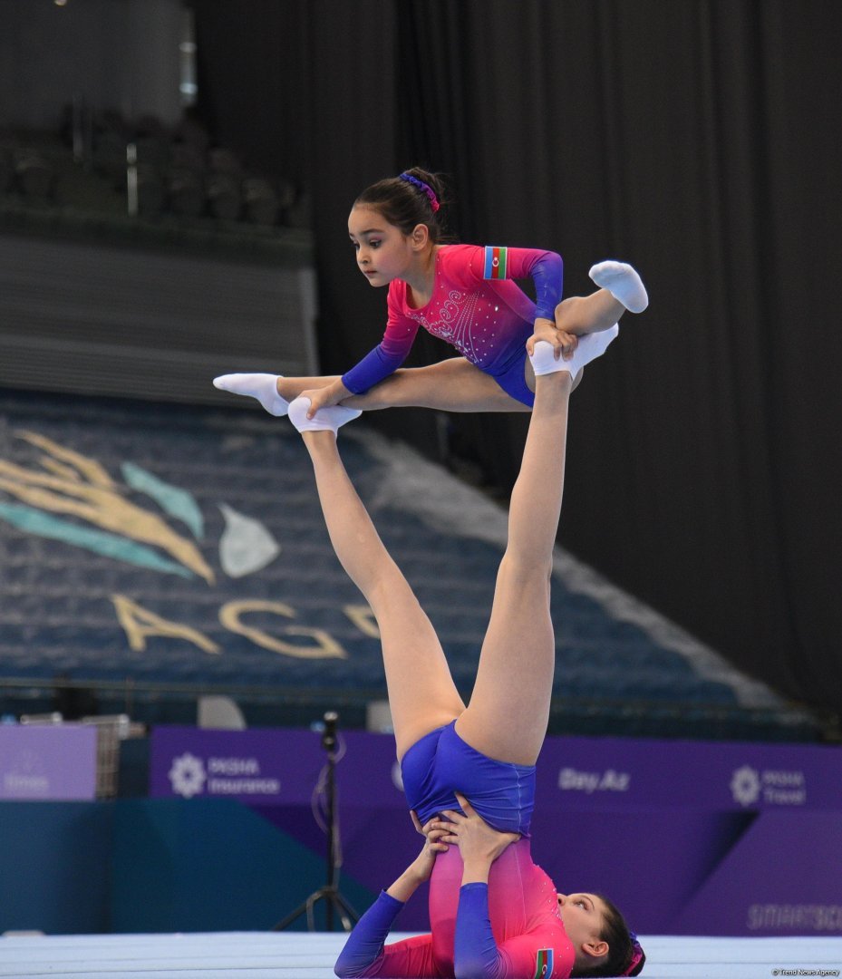 Baku championship and 30th National Acrobatic Gymnastics competition kick off (PHOTO)