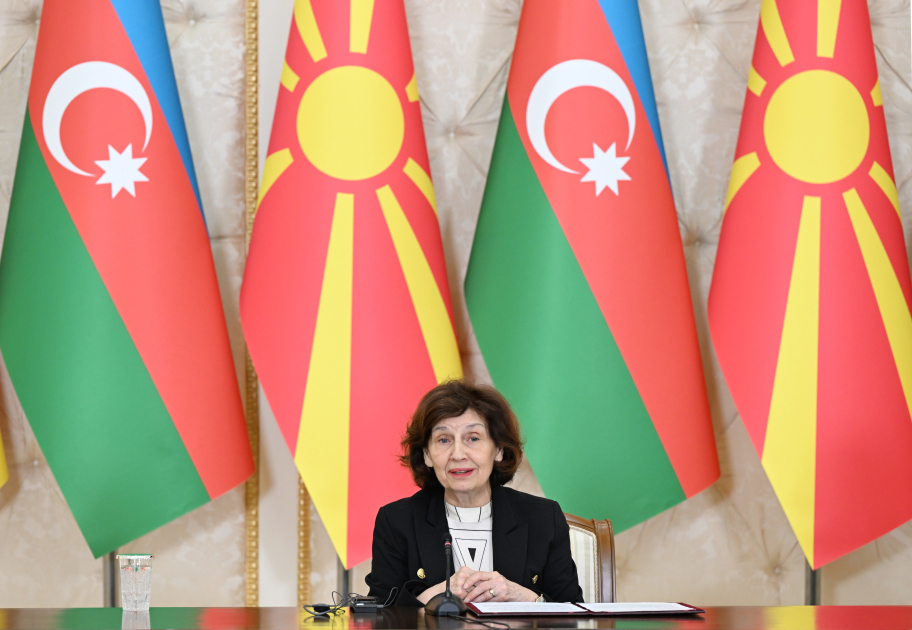 President Ilham Aliyev, President of North Macedonia make press statements (PHOTO/VIDEO)