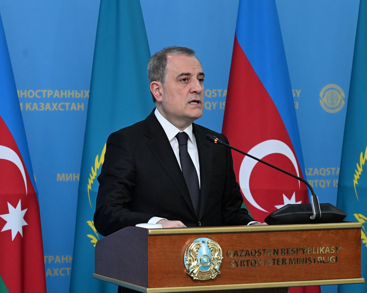 Azerbaijan thanks Kazakhstan for providing platform for negotiations between Baku and Yerevan - minister