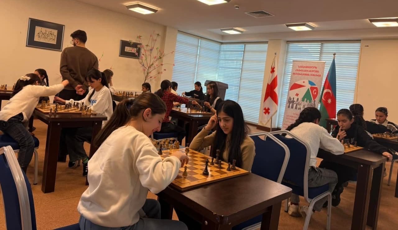 Azerbaijani house in Georgia hosts chess tournament for int'l Women's Day (PHOTO)