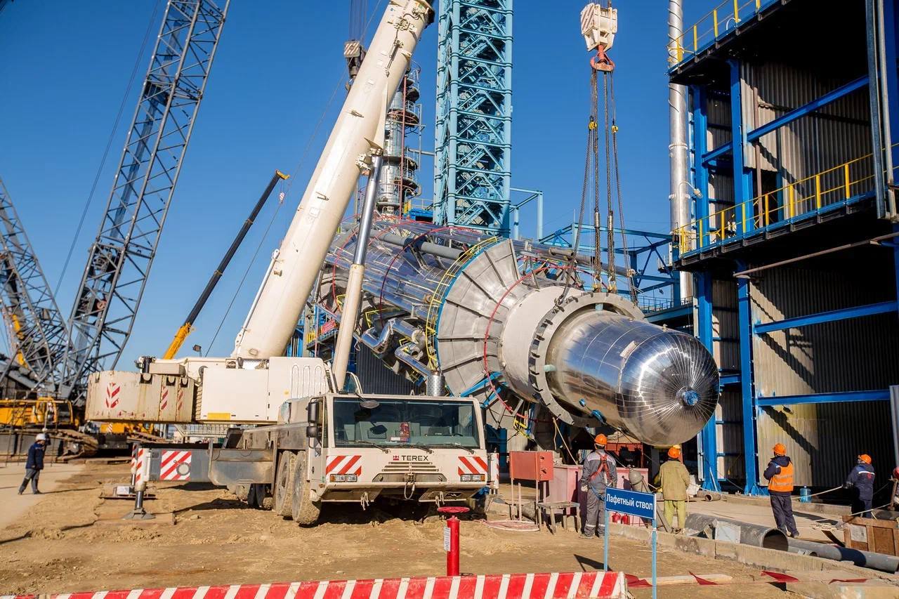Kazakhstan's Aktau bitumen plant prepares for launch of new vacuum column