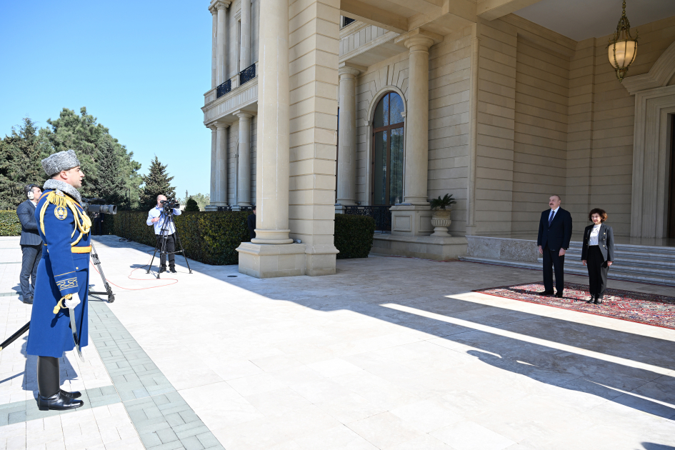 Baku hosts official welcome ceremony for President of North Macedonia (PHOTO/VIDEO)