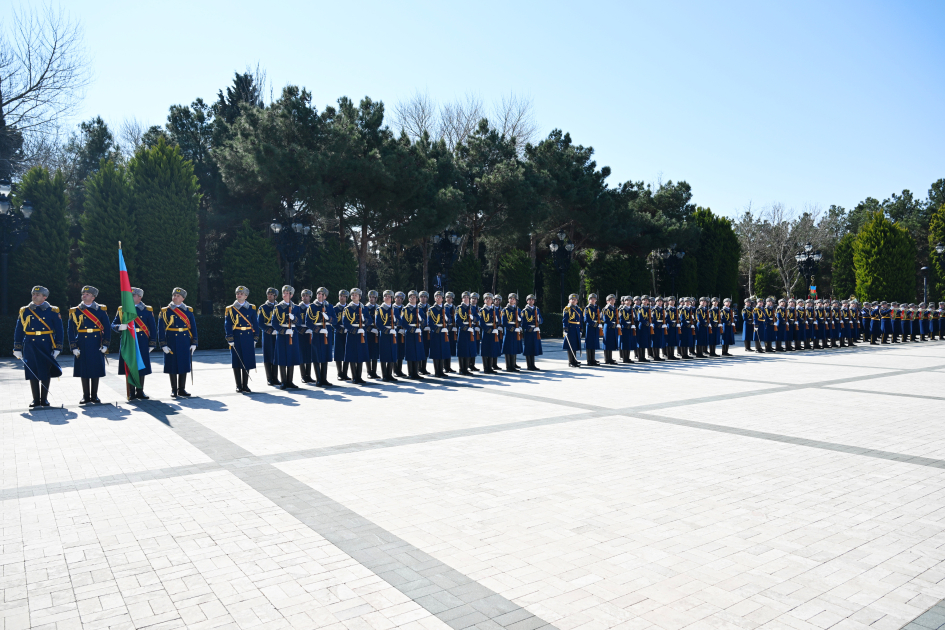 Baku hosts official welcome ceremony for President of North Macedonia (PHOTO/VIDEO)