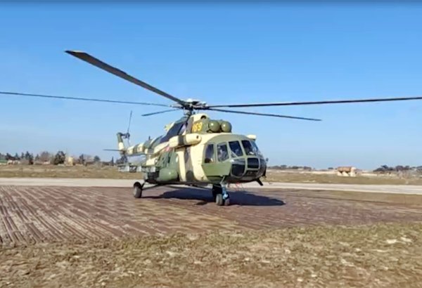 Azerbaijani Army helicopter units conduct training flights (VIDEO)