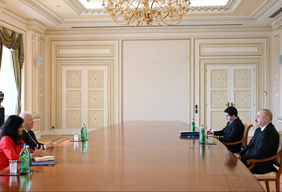 Persident Ilham Aliyev receives UN deputy SecGen Moratinos (VIDEO)