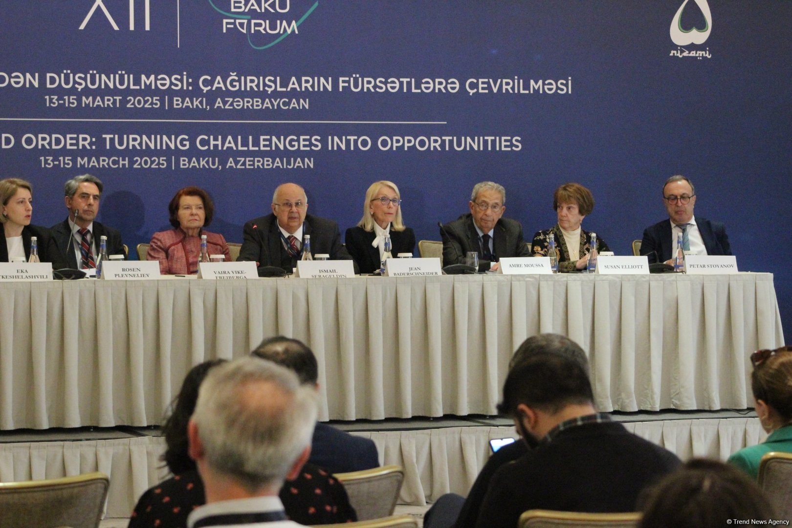 Nizami Ganjavi Int'l Center holds press conference ahead of XII Global Baku Forum (PHOTO)