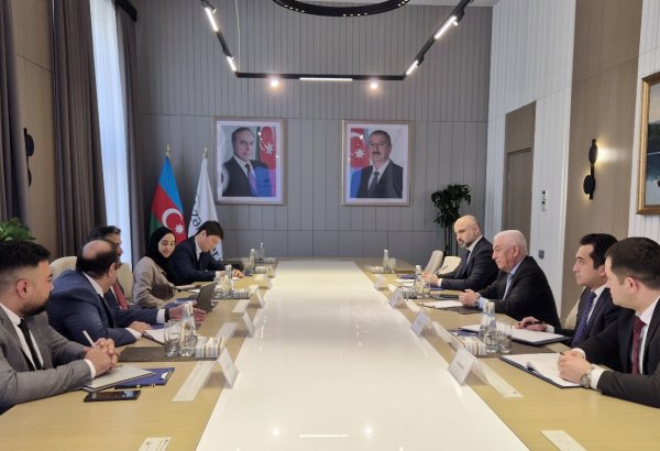 Azerbaijan, Masdar discuss strategic plan for Garadagh SPP project  (PHOTO)