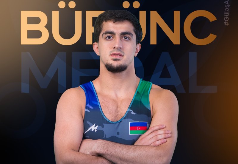 Azerbaijani wrestler wins bronze medal at European U-23 Championship