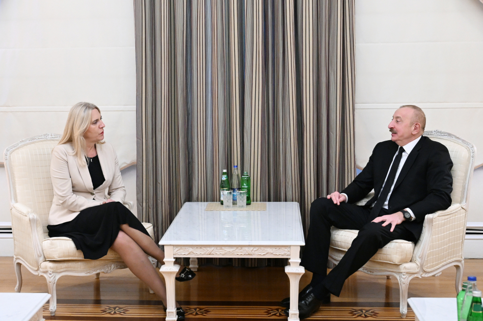 President Ilham Aliyev meets with Chairwoman of Presidency of Bosnia and Herzegovina (PHOTO)