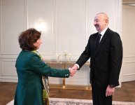 President Ilham Aliyev attends XII Global Baku Forum opening ceremony (PHOTO)