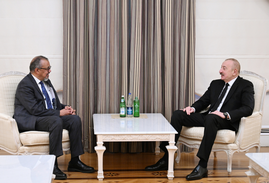 President Ilham Aliyev receives WHO's Ghebreyesus (VIDEO)