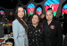 Leyla Aliyeva and Arzu Aliyeva attend Iftar ceremony with mothers of martyrs (PHOTO)