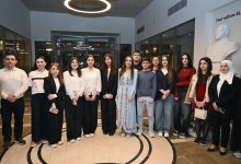 Leyla Aliyeva and Arzu Aliyeva meet with students receiving distance Chinese language education at UNEC (PHOTO)