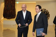 "The Mystery of the Rose" exhibition by sculptor Andrey Ostashov opens at Heydar Aliyev Center (PHOTO)