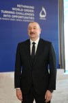 President Ilham Aliyev interviewed by Euronews TV channel during 12th Global Baku Forum (PHOTO/VIDEO)