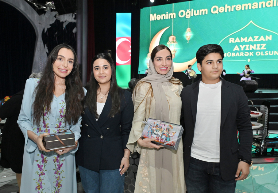 Leyla Aliyeva and Arzu Aliyeva attend Iftar ceremony with mothers of martyrs (PHOTO)