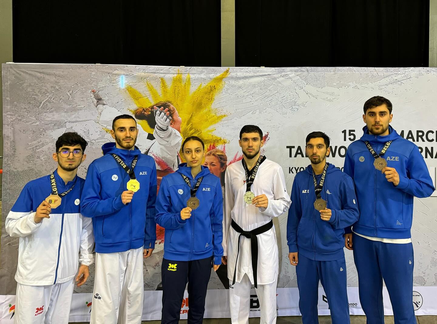 Azerbaijani taekwondo team wins 6 medals in Belgium