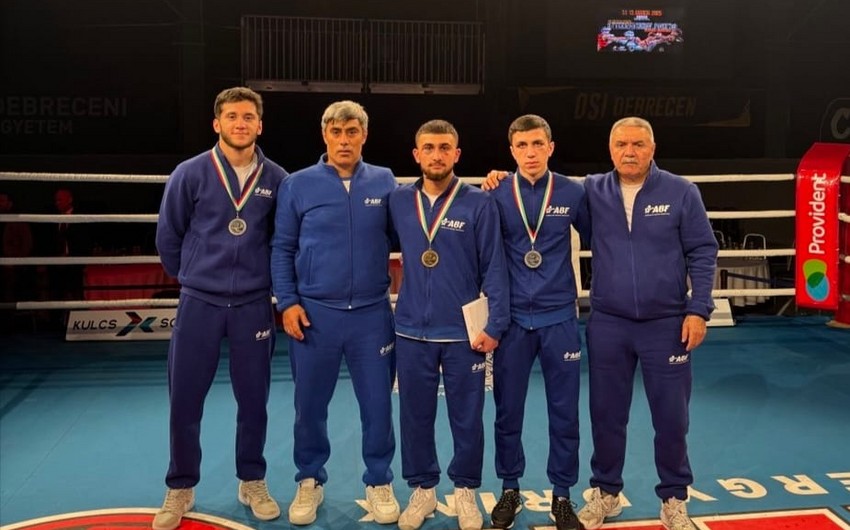 Azerbaijani boxers complete international tournament in Hungary with three medals