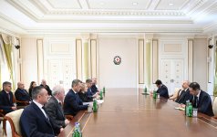 President Ilham Aliyev receives delegation led by Speaker of Federation Council of Federal Assembly of Russia (PHOTO)