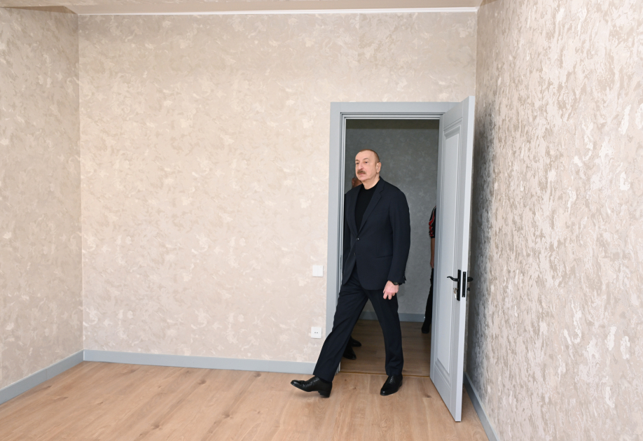 President Ilham Aliyev, First Lady Mehriban Aliyeva attend inauguration of Sugovushan residential complex (PHOTO/VIDEO)