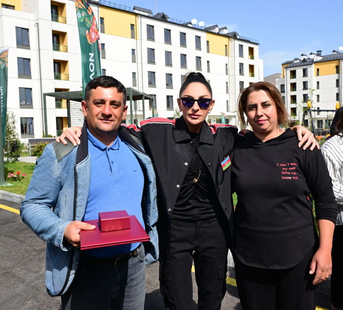 President Ilham Aliyev, First Lady Mehriban Aliyeva attend inauguration of Sugovushan residential complex (PHOTO/VIDEO)