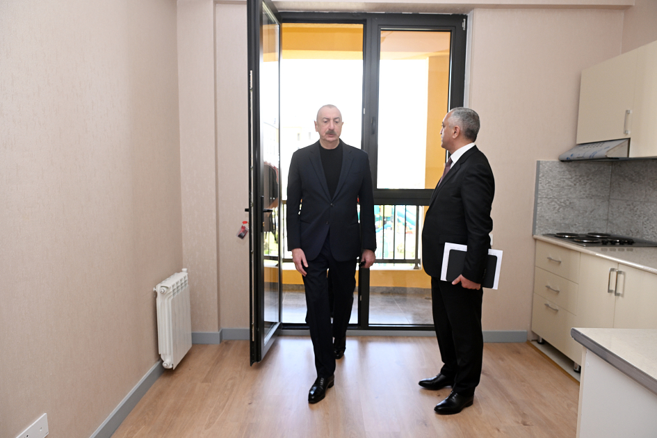 President Ilham Aliyev, First Lady Mehriban Aliyeva attend inauguration of Sugovushan residential complex (PHOTO/VIDEO)