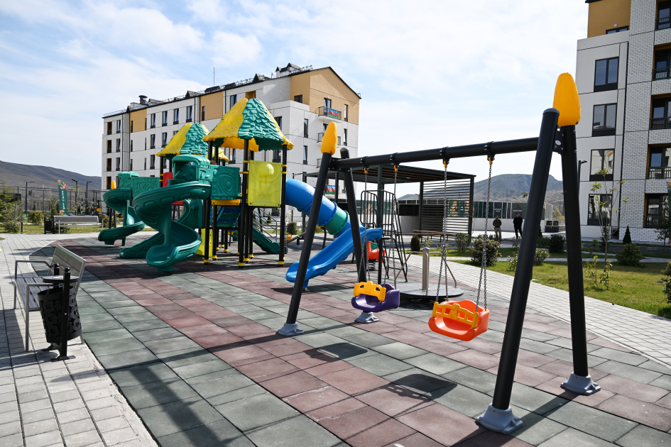 President Ilham Aliyev, First Lady Mehriban Aliyeva attend inauguration of Sugovushan residential complex (PHOTO/VIDEO)