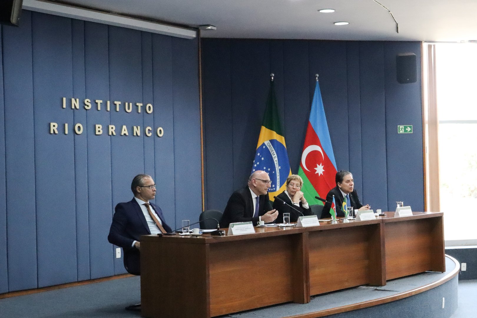 Elchin Amirbayov holds talks with Brazilian officials (PHOTO)