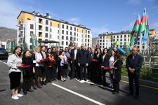 President Ilham Aliyev, First Lady Mehriban Aliyeva attend inauguration of Sugovushan residential complex (PHOTO/VIDEO)