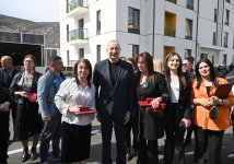 President Ilham Aliyev, First Lady Mehriban Aliyeva attend inauguration of Sugovushan residential complex (PHOTO/VIDEO)