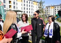 President Ilham Aliyev, First Lady Mehriban Aliyeva attend inauguration of Sugovushan residential complex (PHOTO/VIDEO)