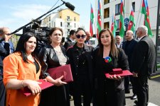 President Ilham Aliyev, First Lady Mehriban Aliyeva attend inauguration of Sugovushan residential complex (PHOTO/VIDEO)