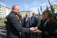 President Ilham Aliyev, First Lady Mehriban Aliyeva attend inauguration of Sugovushan residential complex (PHOTO/VIDEO)