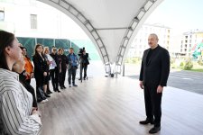 President Ilham Aliyev, First Lady Mehriban Aliyeva attend inauguration of Sugovushan residential complex (PHOTO/VIDEO)
