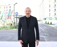 President Ilham Aliyev, First Lady Mehriban Aliyeva attend inauguration of Sugovushan residential complex (PHOTO/VIDEO)