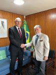 Elchin Amirbayov holds talks with Brazilian officials (PHOTO)