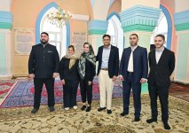 Vice-president of Heydar Aliyev Foundation Leyla Aliyeva visits Sakina Khanum mosque in Guba (PHOTO)