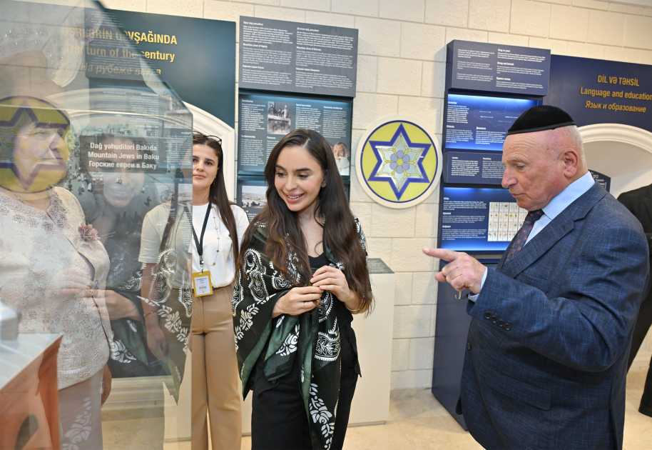 Vice-President of Heydar Aliyev Foundation Leyla Aliyeva visits Mountain Jews museum in Guba (PHOTO)