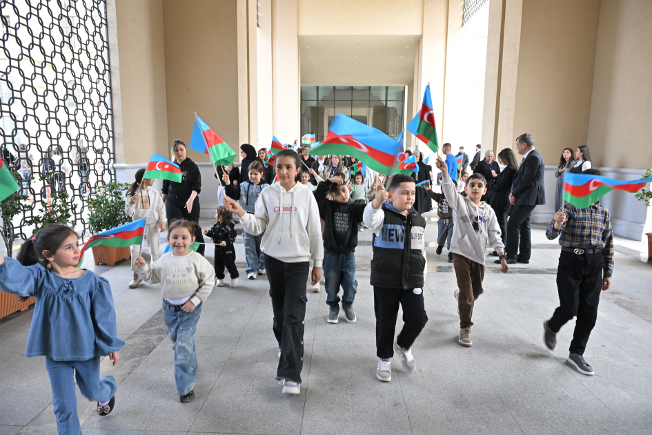 Vice-President of Heydar Aliyev Foundation Leyla Aliyeva participates in Novruz celebration with martyrs' children in Guba (PHOTO/VIDEO)