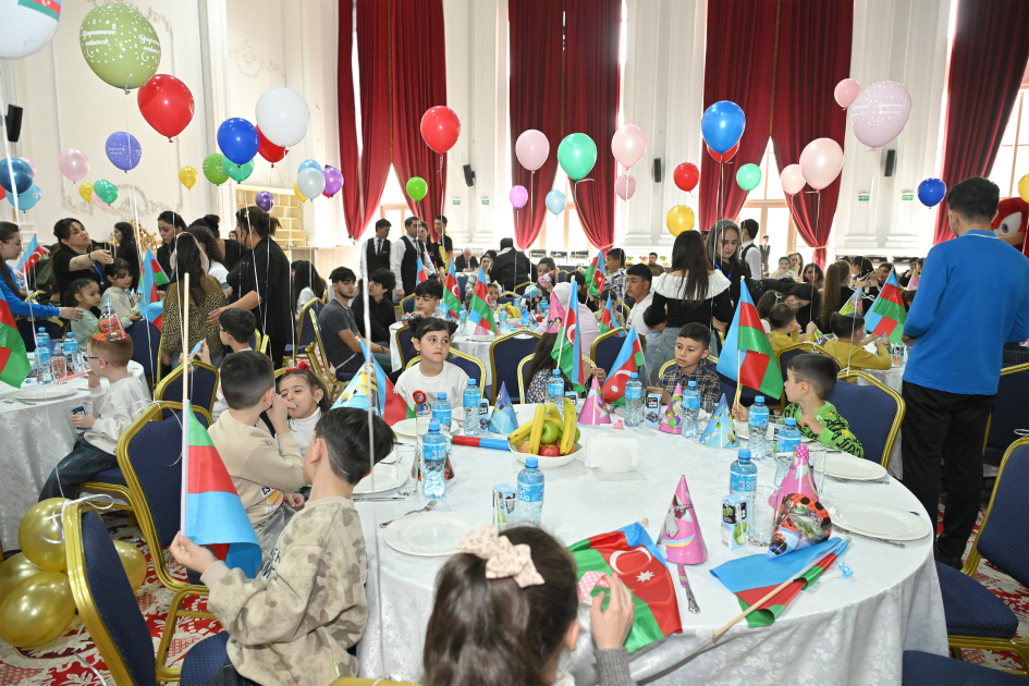 Vice-President of Heydar Aliyev Foundation Leyla Aliyeva participates in Novruz celebration with martyrs' children in Guba (PHOTO/VIDEO)